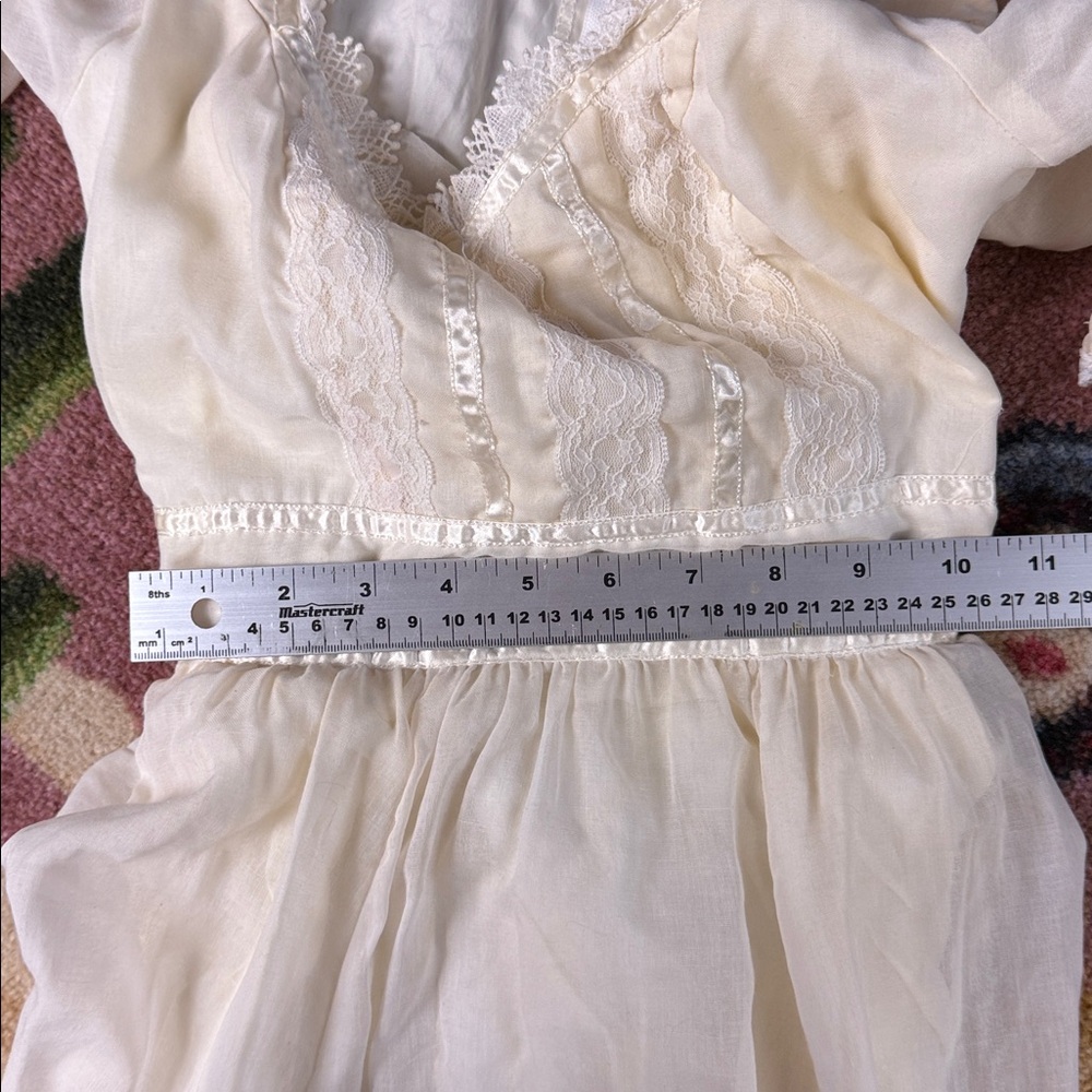 RARE GUNNE SAX VINTAGE DRESS MAXI WESTERN GOWN - Picture 10 of 12